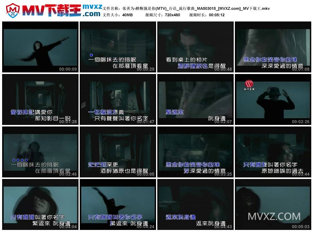 张善为-醉醒拢是你(MTV)_台语_流行歌曲_MA503015